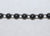Black Fused Pearl String Half Beads 6mm 36 Yards