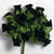 Black Poly Rose Silk Flowers 0.75'' 144pcs