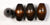 Dark Brown Oval Wood Beads 25x15mm 100pcs