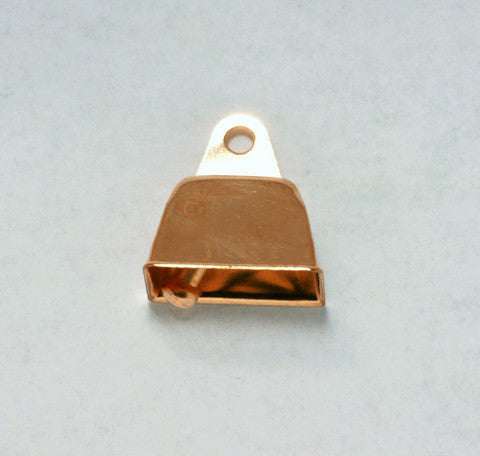 Copper Mini Cow Bells 25mm 12pcs