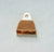 Copper Mini Cow Bells 25mm 12pcs