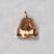 Copper Mini Cow Bells 15mm 12pcs
