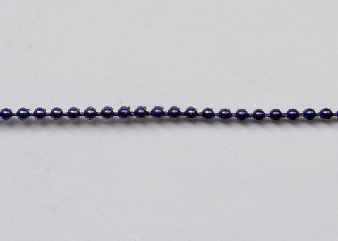 Dark Purple Fused Pearl String Beads 2.5mm 36 Yards