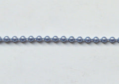 Dusty Blue Fused Pearl String Beads 2.5mm 36 Yards