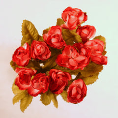Dusty Rose Mini Rose Silk Flowers 0.5''