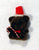 Flocked Miniature Holiday Teddy Bears Rounded Dark Brown 1'' 12pcs