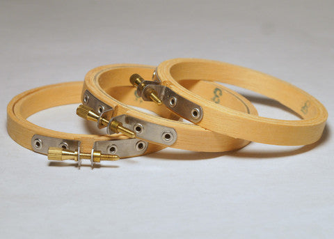 Embroidery Wood Hoops 3'' 12pcs